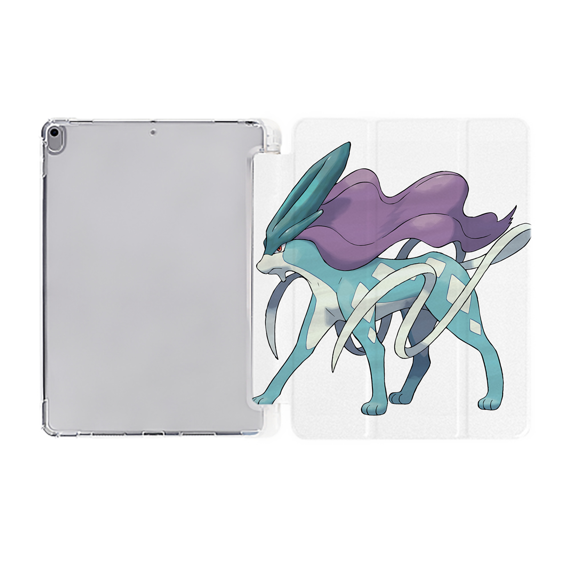 （画像用） ポケットモンスター Pokémon IPad ケース ペン収納付き 三つ折りスタンド PUレザー×シリコン 対応機種9.5/10.5/10.9インチ